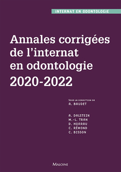 Couverture de l’ouvrage Annales corrigées de l'internat en odontologie 2020-2023