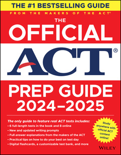 Couverture de l’ouvrage The Official ACT Prep Guide 2024-2025