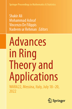 Couverture de l’ouvrage Advances in Ring Theory and Applications