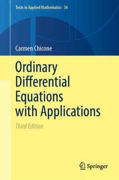 Couverture de l’ouvrage Ordinary Differential Equations with Applications