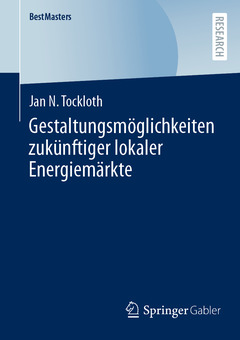 Couverture de l’ouvrage Gestaltungsmöglichkeiten zukünftiger lokaler Energiemärkte