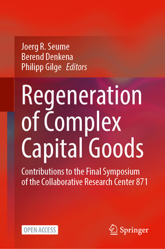 Couverture de l’ouvrage Regeneration of Complex Capital Goods
