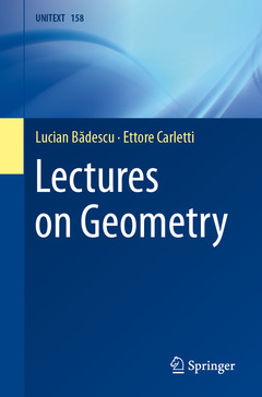 Couverture de l’ouvrage Lectures on Geometry