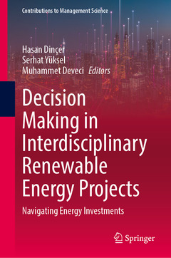 Couverture de l’ouvrage Decision Making in Interdisciplinary Renewable Energy Projects