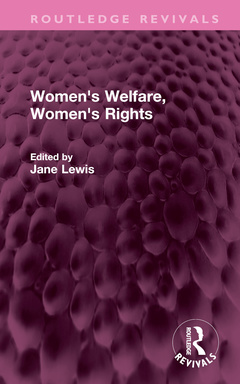 Couverture de l’ouvrage Women's Welfare, Women's Rights