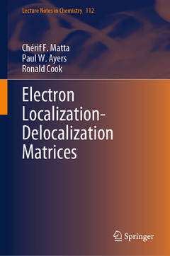 Couverture de l’ouvrage Electron Localization-Delocalization Matrices 