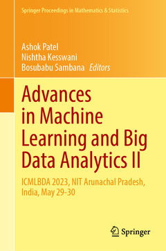 Cover of the book Advances in Machine Learning and Big Data Analytics II