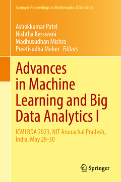 Couverture de l’ouvrage Advances in Machine Learning and Big Data Analytics I