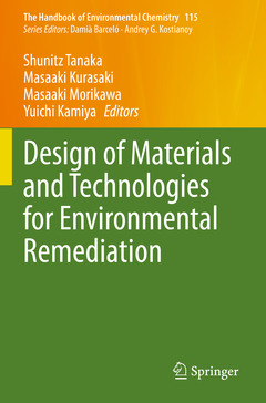 Couverture de l’ouvrage Design of Materials and Technologies for Environmental Remediation
