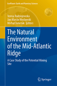 Couverture de l’ouvrage The Natural Environment of the Mid-Atlantic Ridge
