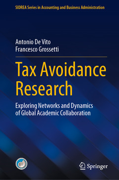 Couverture de l’ouvrage Tax Avoidance Research