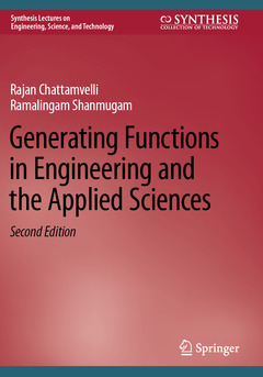 Couverture de l’ouvrage Generating Functions in Engineering and the Applied Sciences
