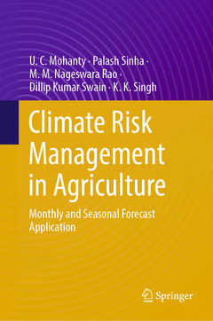 Couverture de l’ouvrage Climate Risk Management in Agriculture