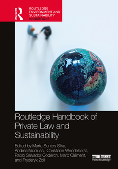 Cover of the book Routledge Handbook of Private Law and Sustainability