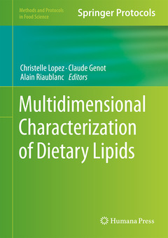 Couverture de l’ouvrage Multidimensional Characterization of Dietary Lipids