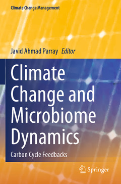 Couverture de l’ouvrage Climate Change and Microbiome Dynamics
