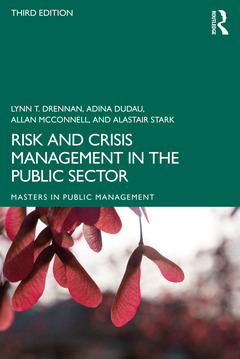Couverture de l’ouvrage Risk and Crisis Management in the Public Sector
