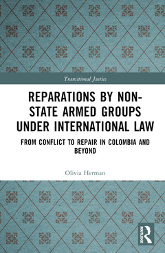Couverture de l’ouvrage Reparations by Non-State Armed Groups under International Law