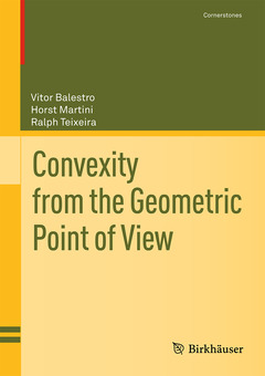 Couverture de l’ouvrage Convexity from the Geometric Point of View