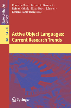 Couverture de l’ouvrage Active Object Languages: Current Research Trends