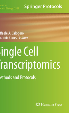 Couverture de l’ouvrage Single Cell Transcriptomics