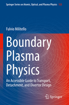 Couverture de l’ouvrage Boundary Plasma Physics