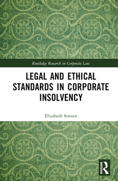 Couverture de l’ouvrage Legal and Ethical Standards in Corporate Insolvency