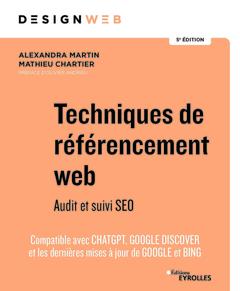 Couverture de l’ouvrage Techniques de référencement web - 5e édition