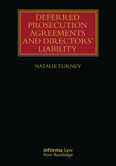 Couverture de l’ouvrage Deferred Prosecution Agreements and Directors’ Liability