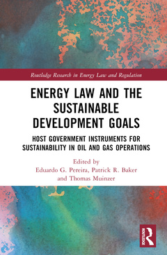 Couverture de l’ouvrage Energy Law and the Sustainable Development Goals