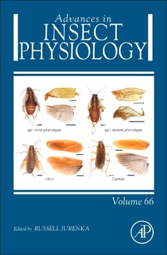 Couverture de l’ouvrage Advances in Insect Physiology