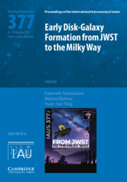 Couverture de l’ouvrage Early Disk-Galaxy Formation from JWST to the Milky Way (IAU S377)