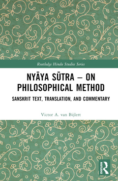 Couverture de l’ouvrage Nyāya Sūtra – on Philosophical Method