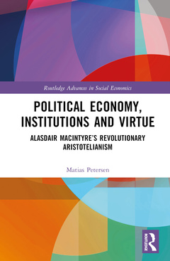 Couverture de l’ouvrage Political Economy, Institutions and Virtue