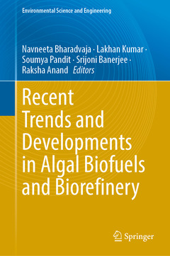 Couverture de l’ouvrage Recent Trends and Developments in Algal Biofuels and Biorefinery 