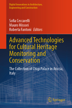 Couverture de l’ouvrage Advanced Technologies for Cultural Heritage Monitoring and Conservation