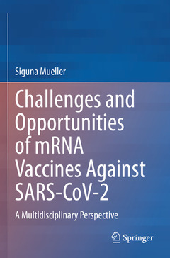Couverture de l’ouvrage Challenges and Opportunities of mRNA Vaccines Against SARS-CoV-2