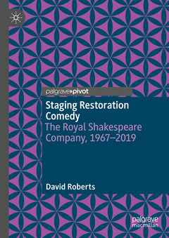 Couverture de l’ouvrage Staging Restoration Comedy