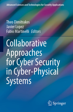 Couverture de l’ouvrage Collaborative Approaches for Cyber Security in Cyber-Physical Systems
