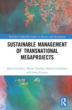 Cover of the book Sustainable Management of Transnational Megaprojects