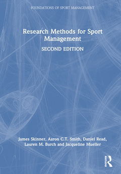 Couverture de l’ouvrage Research Methods for Sport Management