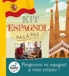 Couverture de l’ouvrage Le kit d'espagnol - Pas à pas