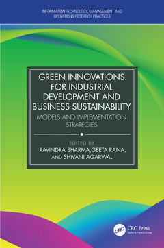 Couverture de l’ouvrage Green Innovations for Industrial Development and Business Sustainability