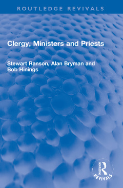 Cover of the book Clergy, Ministers and Priests