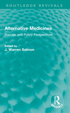 Couverture de l’ouvrage Alternative Medicines