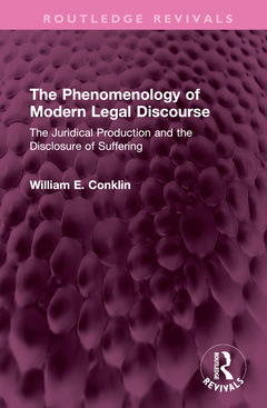 Couverture de l’ouvrage The Phenomenology of Modern Legal Discourse