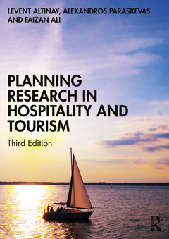 Couverture de l’ouvrage Planning Research in Hospitality and Tourism