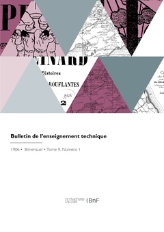 Cover of the book Bulletin de l'enseignement technique