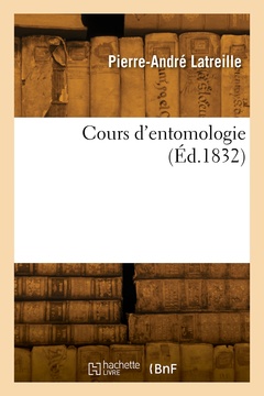 Couverture de l’ouvrage Cours d'entomologie