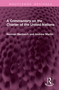 Couverture de l’ouvrage A Commentary on the Charter of the United Nations
